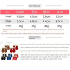 4pcs/set Durable Waterproof Winter Pet Dog Shoes Anti-slip Thick Pet Footwear Puppy Dogs Socks Booties
