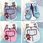 Casual Cartoon Dog T-Shirt – Soft Summer Vest for Small Puppies
