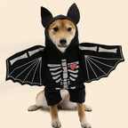 BatWing Pups - 100% Cotton Bat Costume for Small to Large Dogs | Halloween Pet Outfit