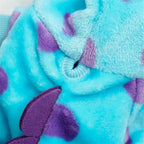 Cosplay Dinosaur Dog Halloween Costume for Small Dogs Dress Up Hoodies Thermal Velvet Padded Dog Pajamas Winter Puppy Jumpsuit