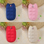 XS-2XL Winter Warm Cotton Dogs Vest Coats For Small Medium Dog Clothing Puppy Kitten French Bulldog Chihuahua Pet Dogs Clothes