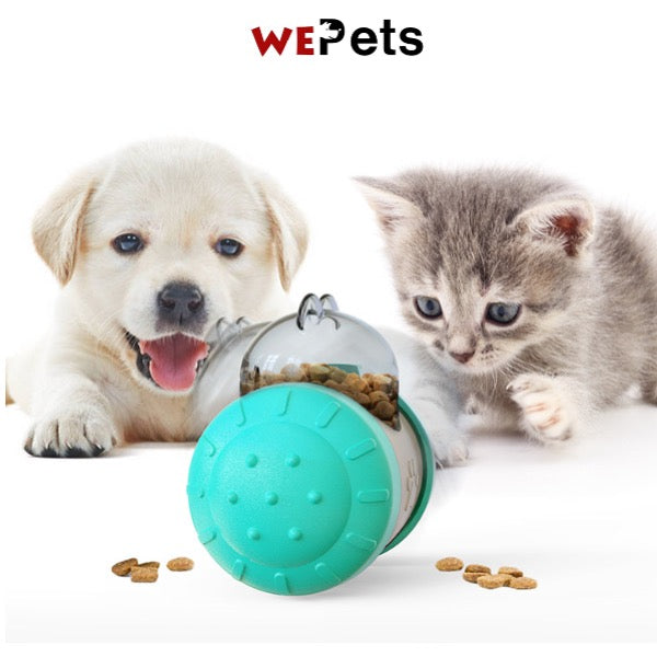 Dog Food dispenser cat tumble Toy Feeding toy Hover Image