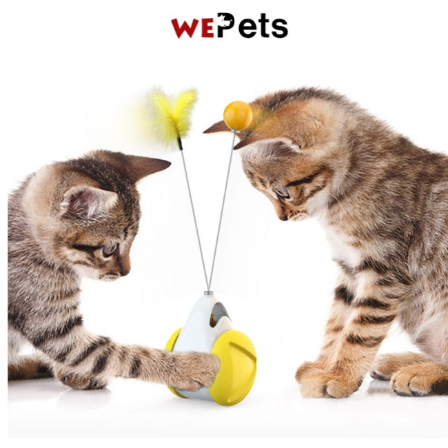 [Mouse Design] Interactive Cat Toy Treat Dispenser tumble toy
