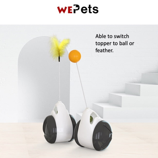 [Mouse Design] Interactive Cat Toy Treat Dispenser tumble toy
