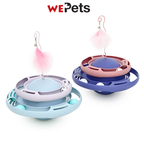 Cat tumbler toy with teaser