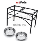 Elevated Pet Bowl Stainless Steel Feeding Bowl [Ready Stock]