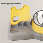 3 in 1 Pet Bowl with slow bowl and Automatic water dispenser