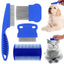 Stainless Steel Flea Comb Set Flea Comb for Cats and Dogs