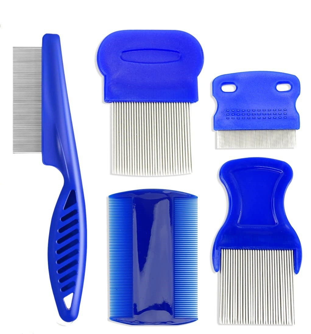 Stainless Steel Flea Comb Set Flea Comb for Cats and Dogs