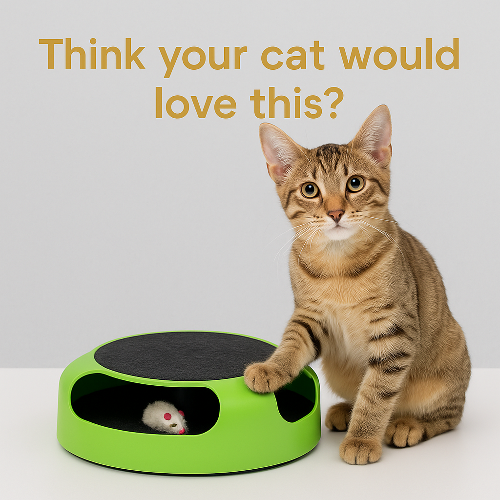 Cat Scratch Board Toy – Fun Mouse for Kittens