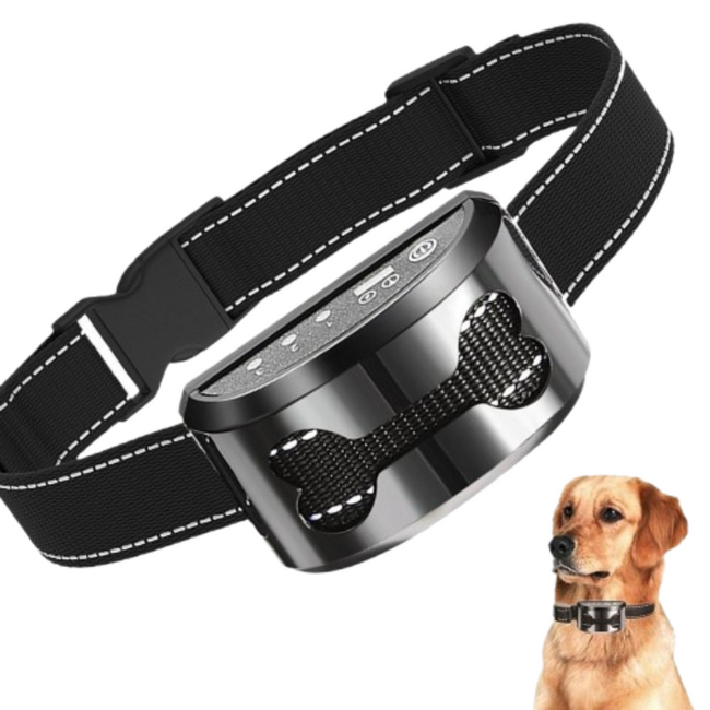 Ultrasonic Dog Bark Stopper Anti-Barking Training Collar Hover Image
