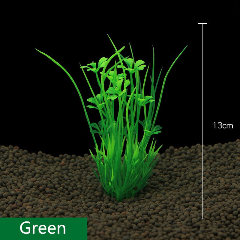 Simulated Water Plant Aquarium Landscaping