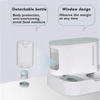 Dog and Cat storage feeder and water dispenser - Green