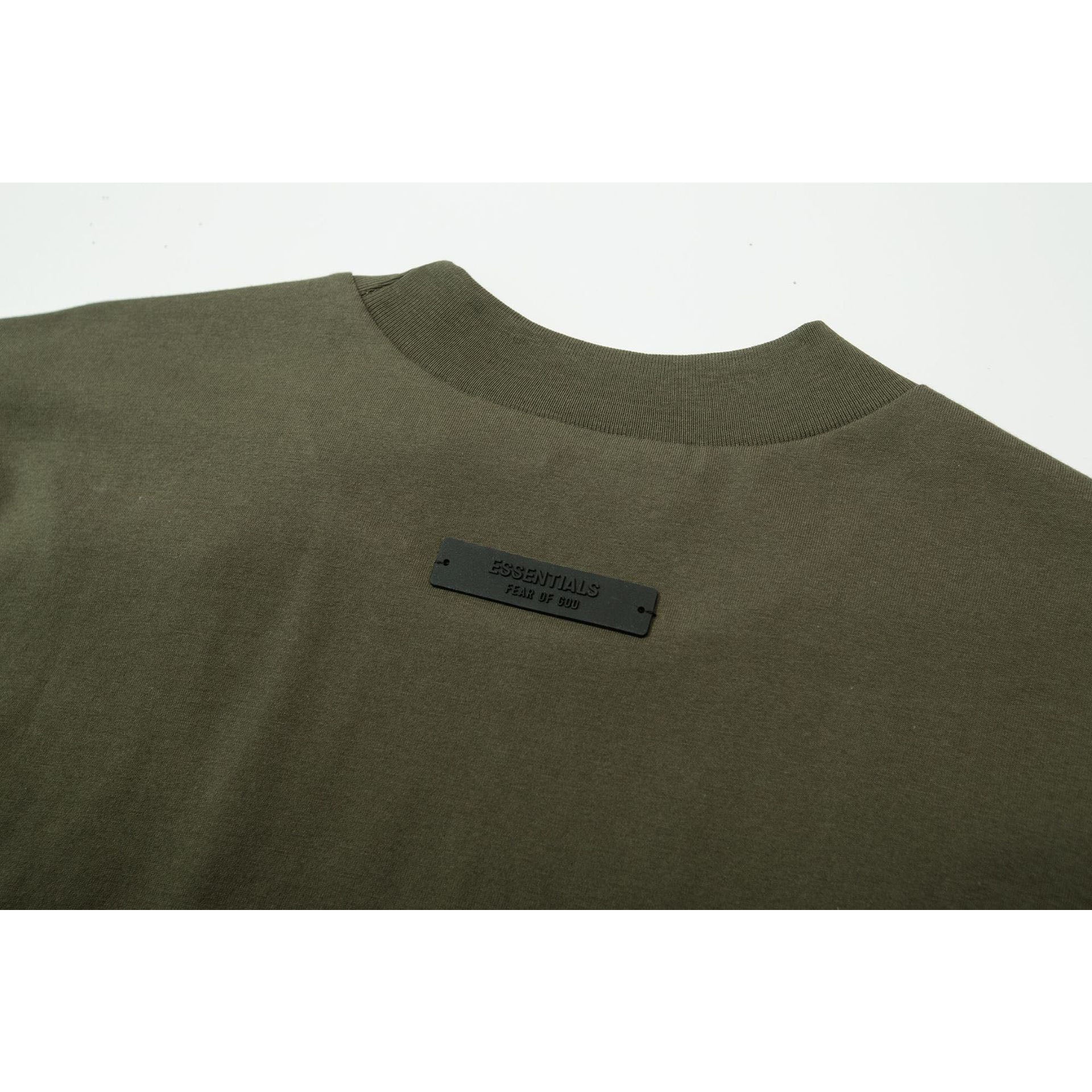 Fog Essentials T Shirts Spring/Summer FOG Double Line Letter Print Crew Neck Short Sleeves