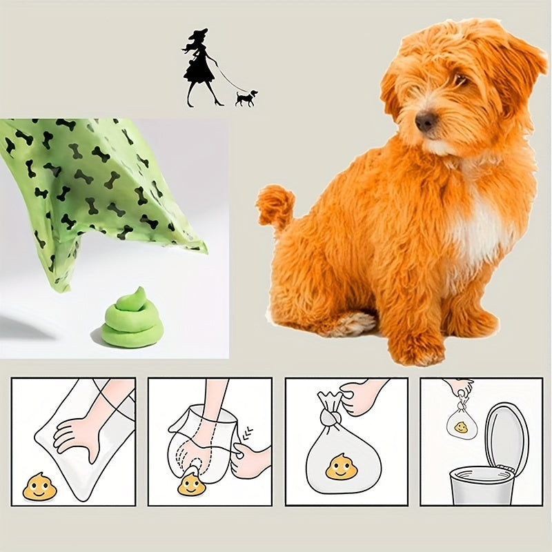 Eco-Friendly Biodegradable Dog Poop Bags & Dispenser