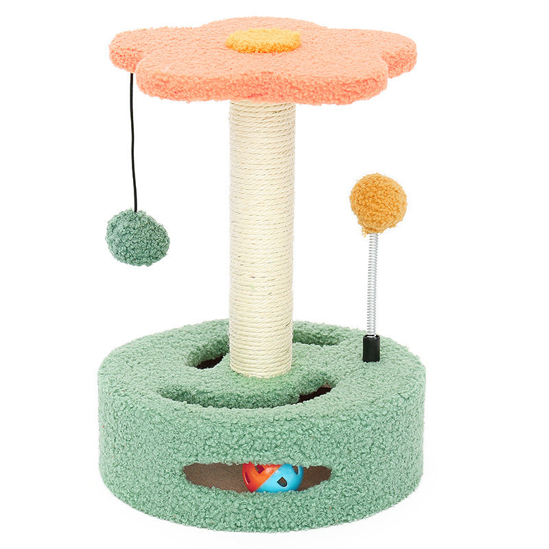 Cat Scratcher Board & Toy for Claw Grinding and Play