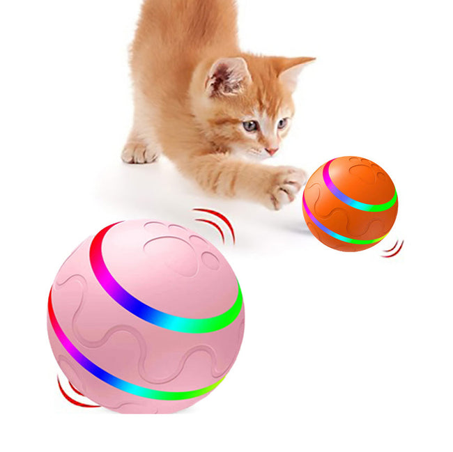 Interactive Automatic Rotating Cat & Dog Toy Ball for Fun Hover Image