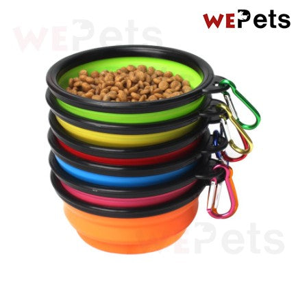 Foldable Feeding bowl Portable water bowl Hover Image