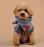 Pet Hoodie for Dogs and Cats - Cozy Bear Coral Fleece