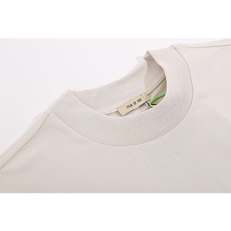 Fog Essentials T Shirts Spring/Summer FOG Main Line Plastic Letter Crew Neck Short Sleeves