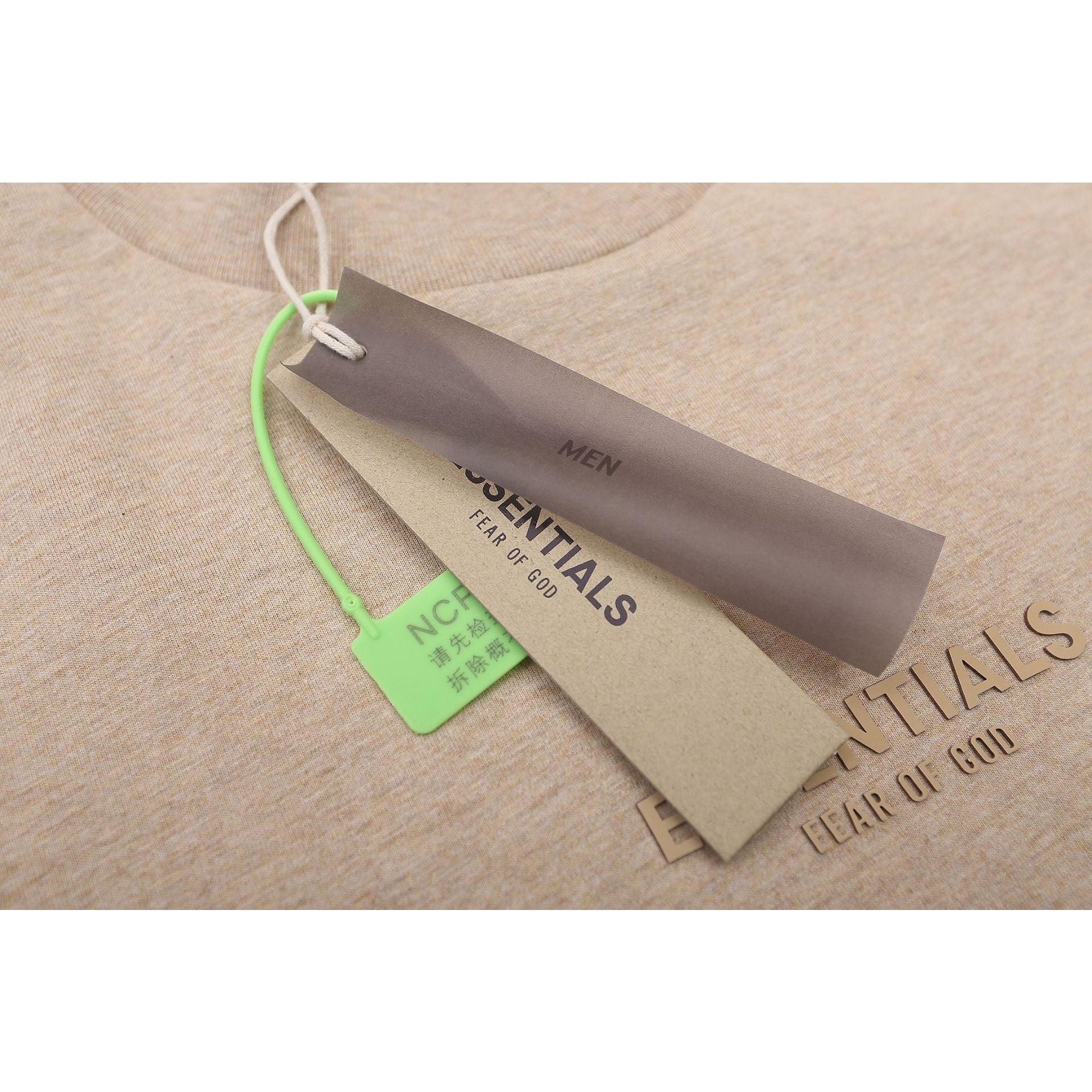 Fog Essentials T Shirts Spring/Summer FOG Casual Crew Neck Short Sleeves