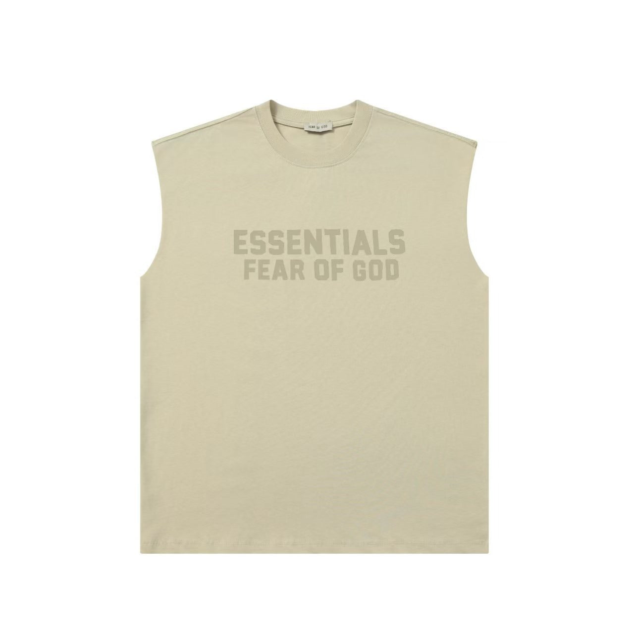 Fog Essentials tank spring summer FOG letter crew neck casual vest