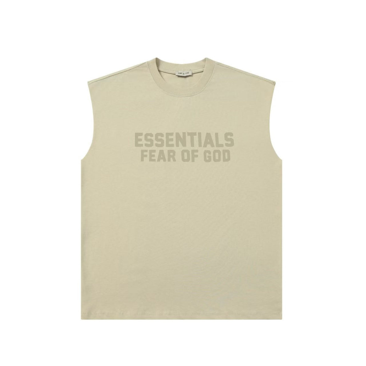 Fog Essentials tank spring summer FOG letter crew neck casual vest