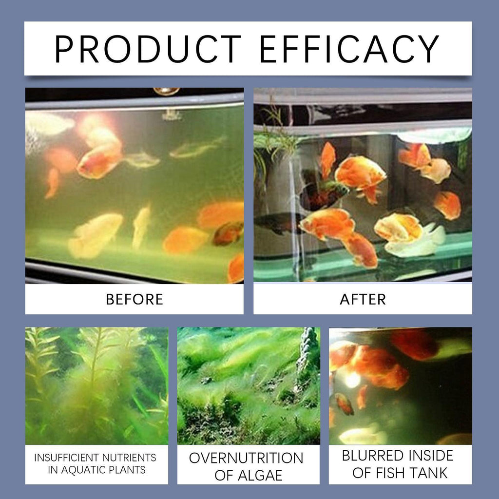 Aquarium Water Clarifies Household Fish Tank Decontamination Cleaner