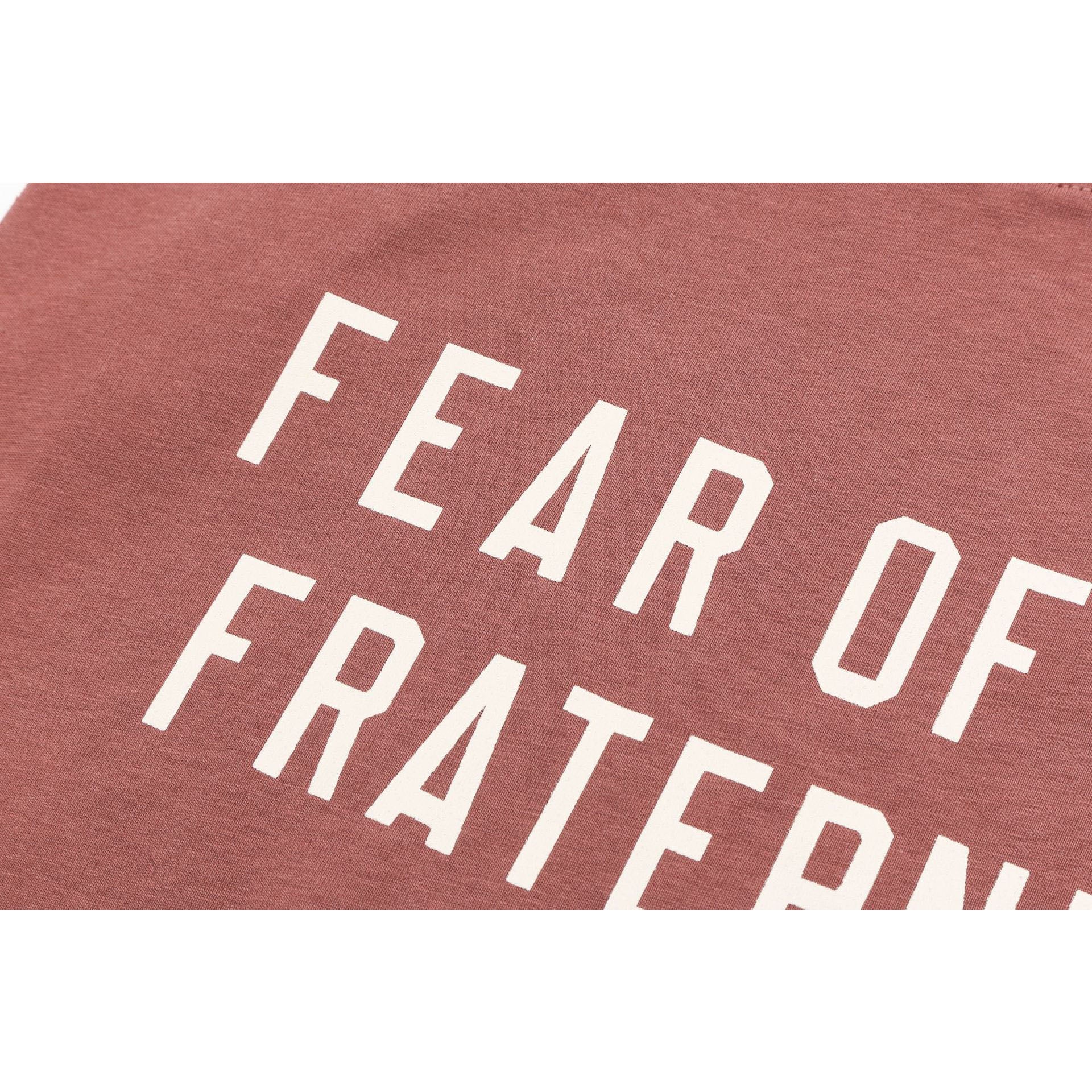 Fog Essentials tank spring summer FOG letter crew neck vest