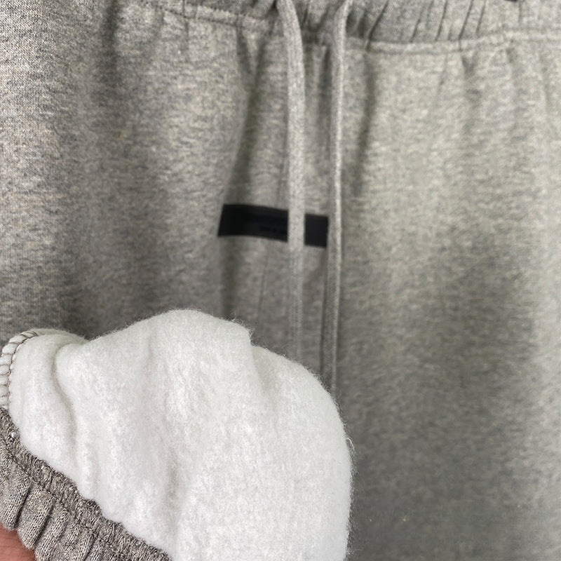 Fog Essentials Pant Black Flocked Printed Trousers