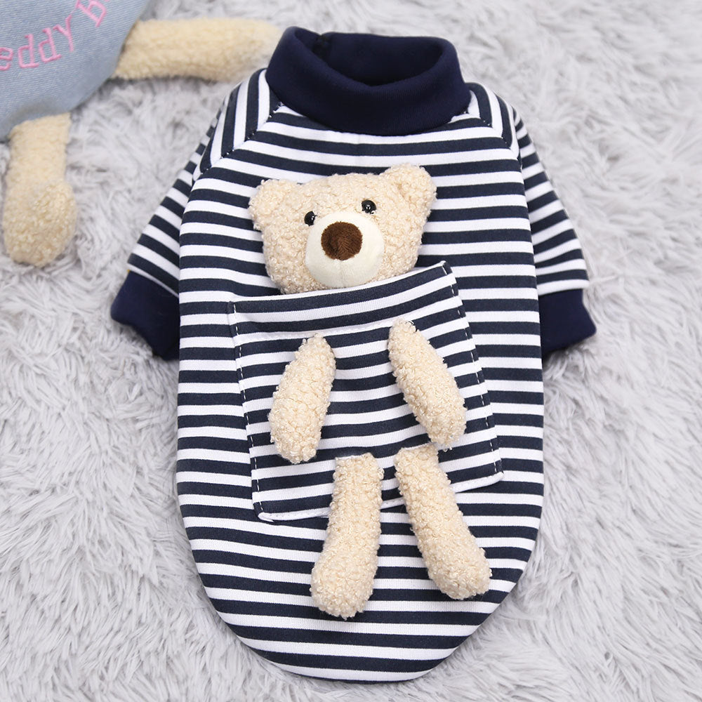 Pet Sweater for Small Dogs and Cats - Cute Spring Teddy Bear