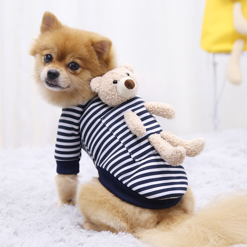 Pet Sweater for Small Dogs and Cats - Cute Spring Teddy Bear