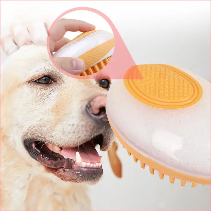 2-in-1 Pet Bath Brush – Grooming & Massage Comb Tool