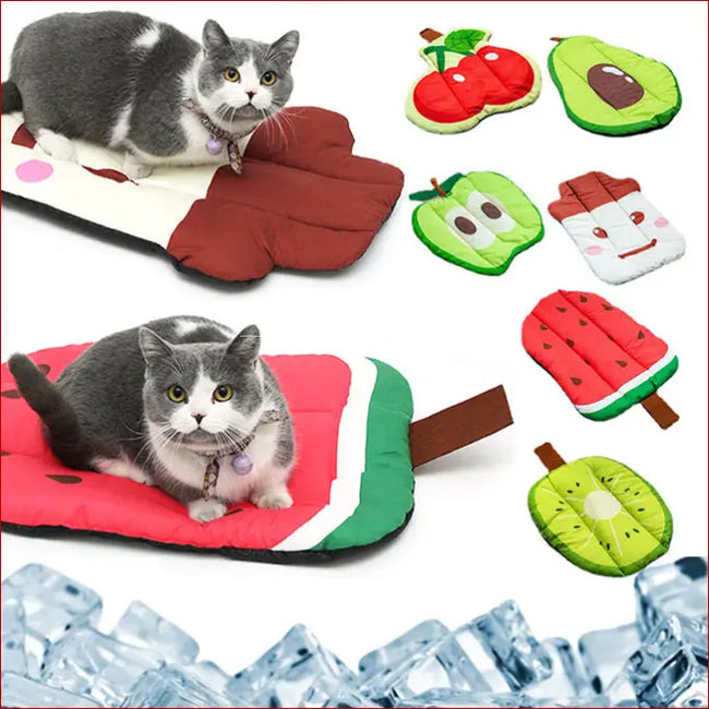 Pet Cooling Mat – Self-Cooling Bed Blanket for Comfort Hover Image