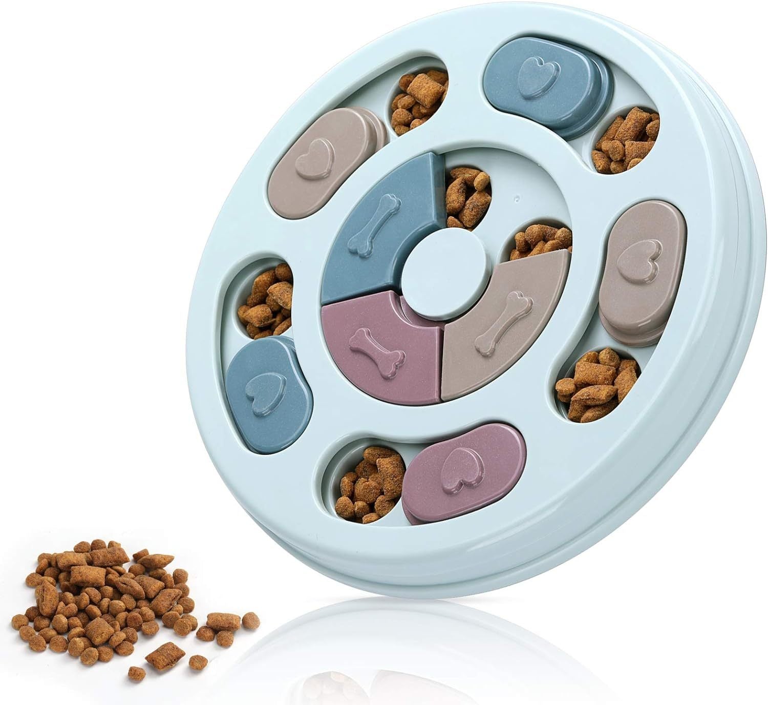 Dog Enrichment Puzzle Feeder Toy for Treats & IQ Training