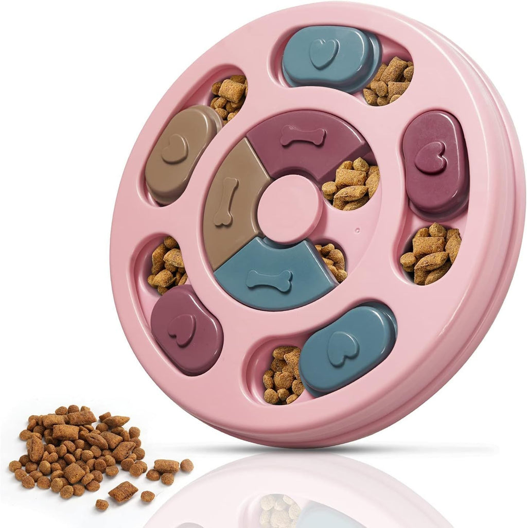 Dog Enrichment Puzzle Feeder Toy for Treats & IQ Training