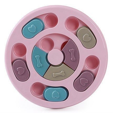 Dog Enrichment Puzzle Feeder Toy for Treats & IQ Training