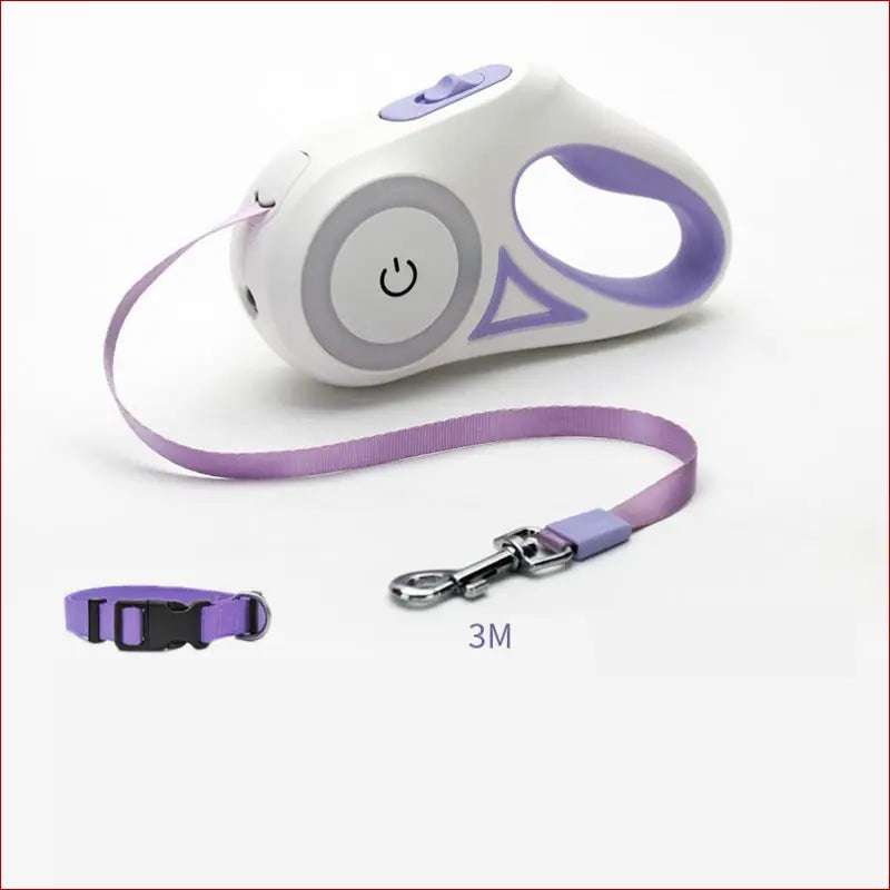 LED Dog Retractable Leash – Safe Walks for All Dogs