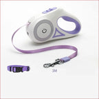 LED Dog Retractable Leash – Safe Walks for All Dogs