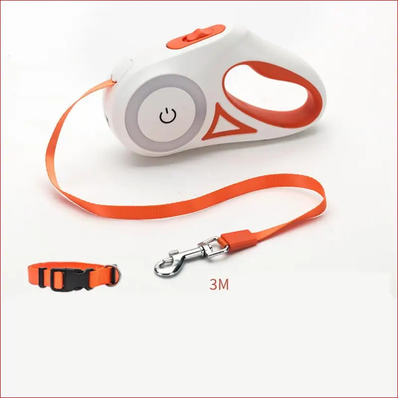 LED Dog Retractable Leash – Safe Walks for All Dogs