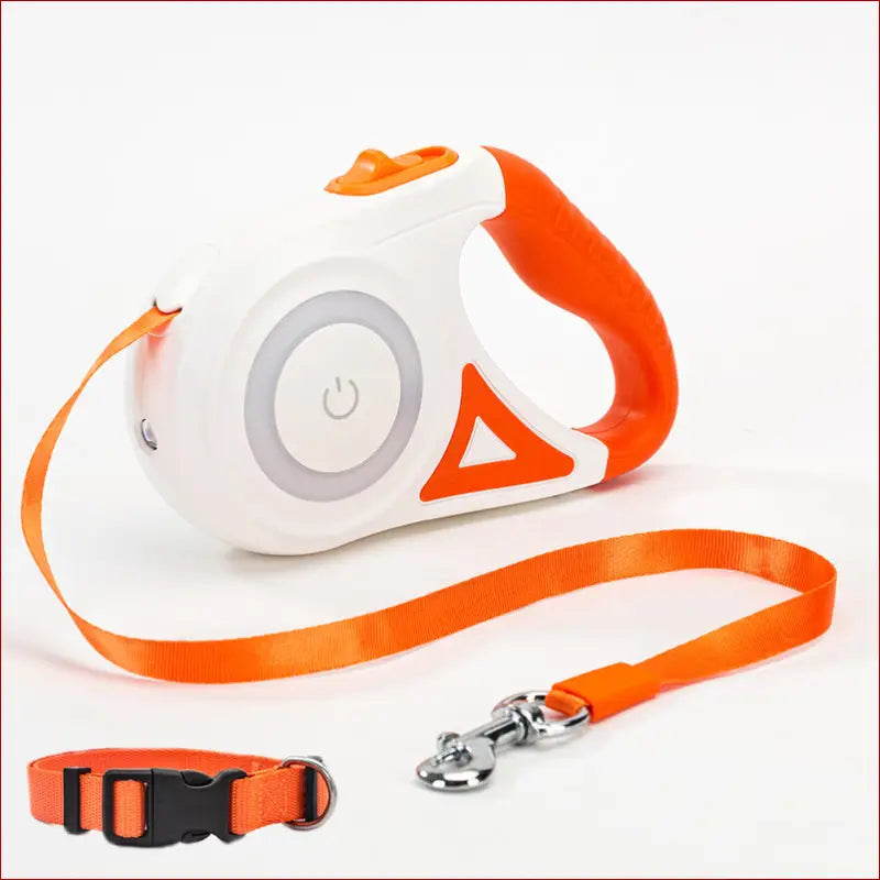 LED Dog Retractable Leash – Safe Walks for All Dogs