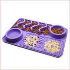 Dog Silicone Licking Pad & Slow Feeder Bowl — Multifunctional Pet Feeding