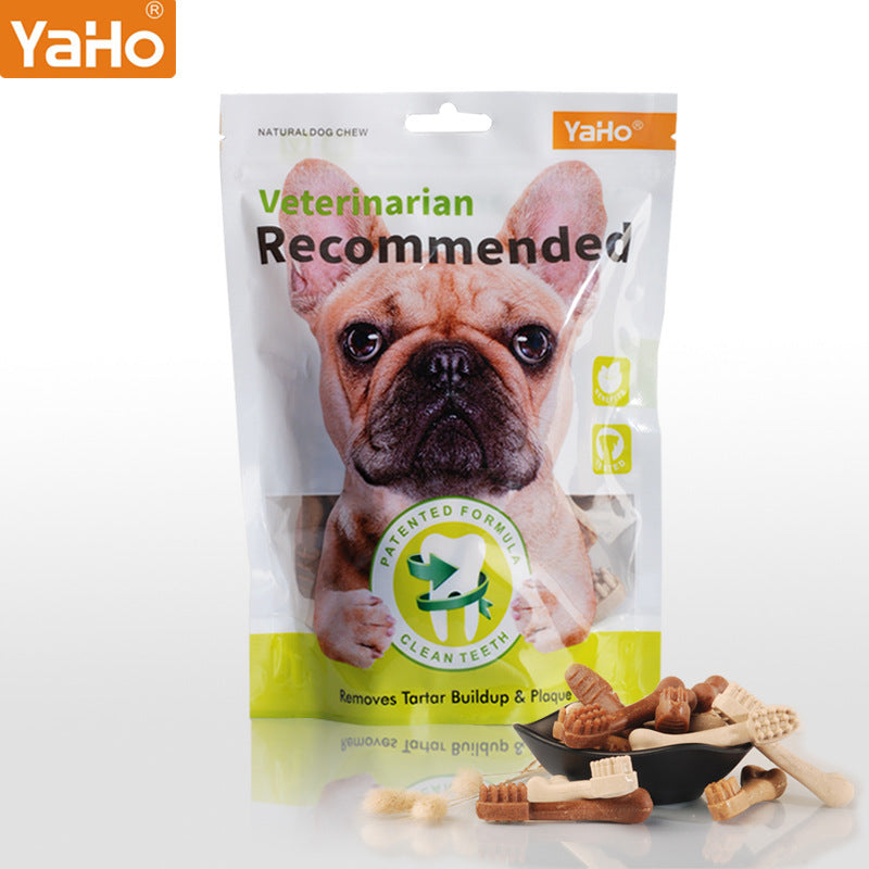 Natural Dog Chew Snacks Removes Tartar & Plaque Build-Up