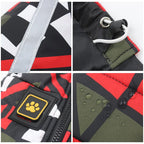 Waterproof Dog Vest — Reflective Strip, High Collar & Leash Hole