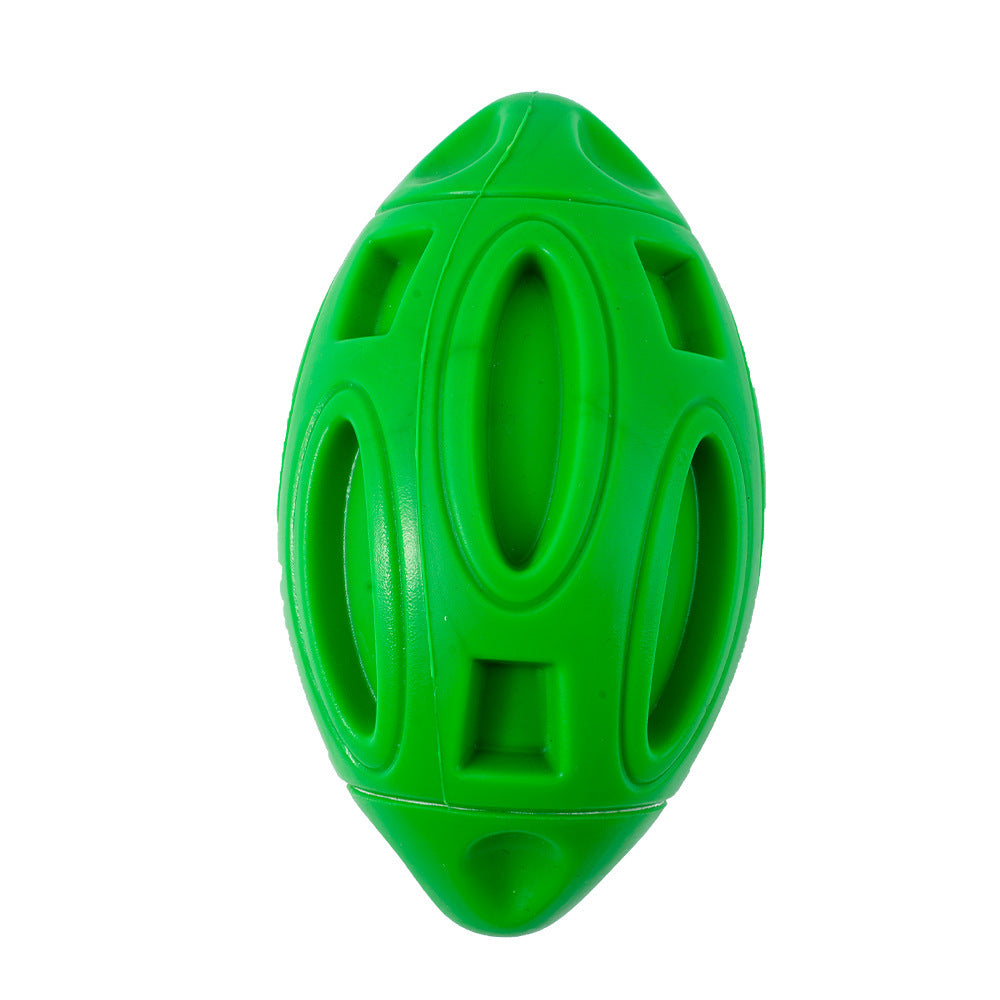 Durable Rubber Dog Chew Ball – Squeaky Toy for Aggressive Chewers