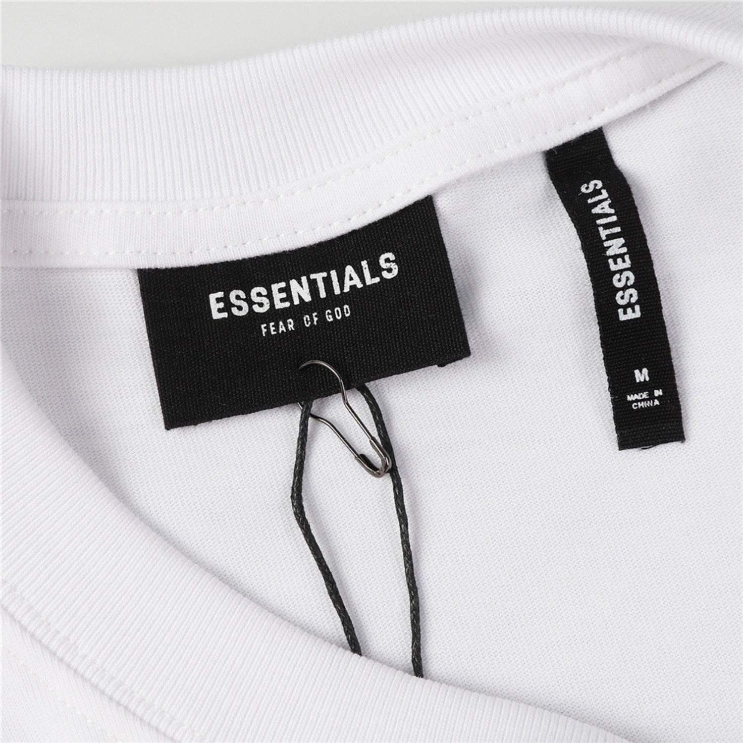 Fog Essentials T Shirts Spring/Summer FOG Reflective Perm Letters Crew Neck Short Sleeves
