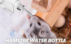 Pet Water Dispenser Automatic Pet Water Feeder Pet Hanging Water Feeding Bottle Hamster Water Bottle Water Feeder for Birds with Stainless Steel Ball Nipple