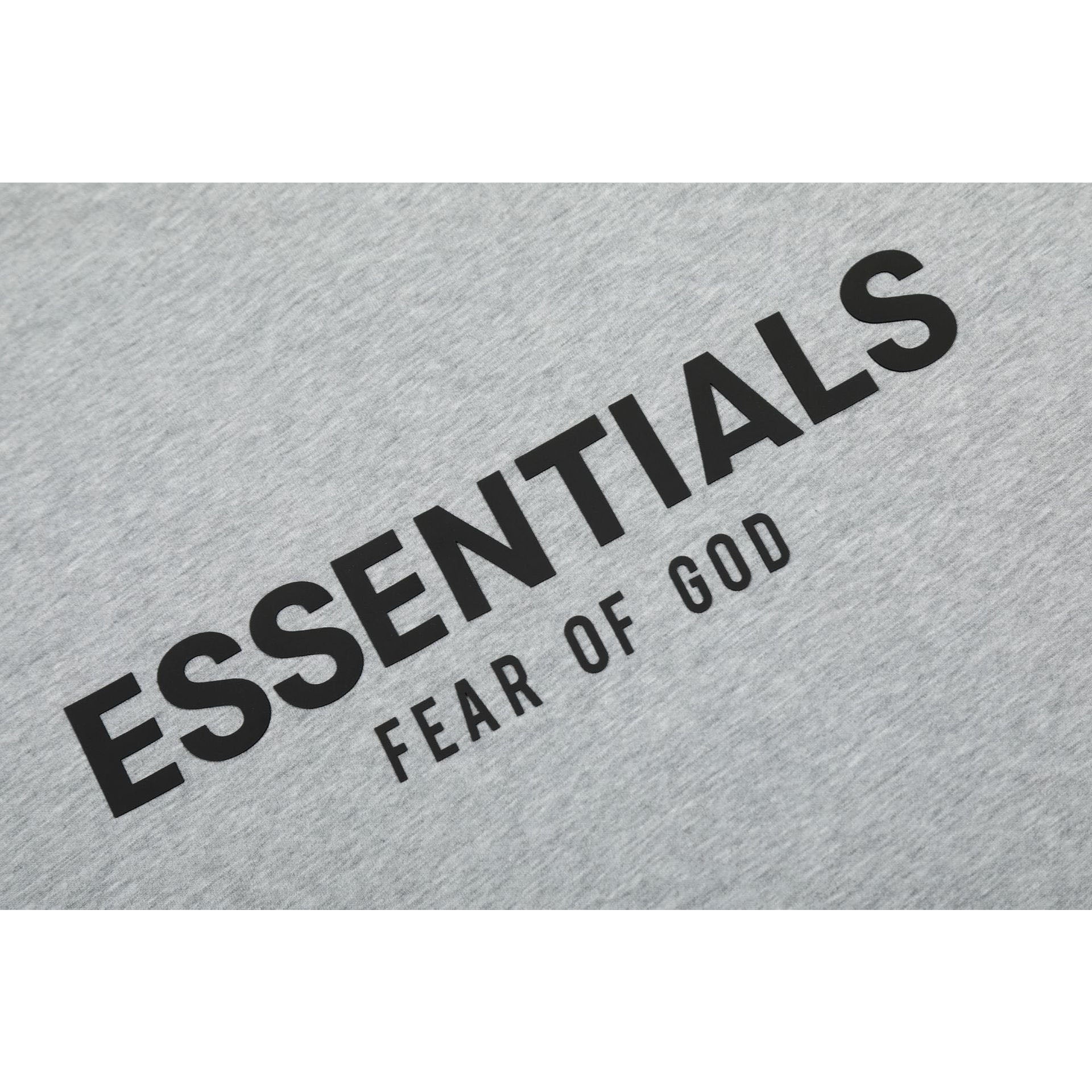 Fog Essentials T Shirts Spring/Summer FOG Letter Pattern Crew Neck Short Sleeves