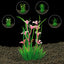 Simulated Water Plant Aquarium Landscaping