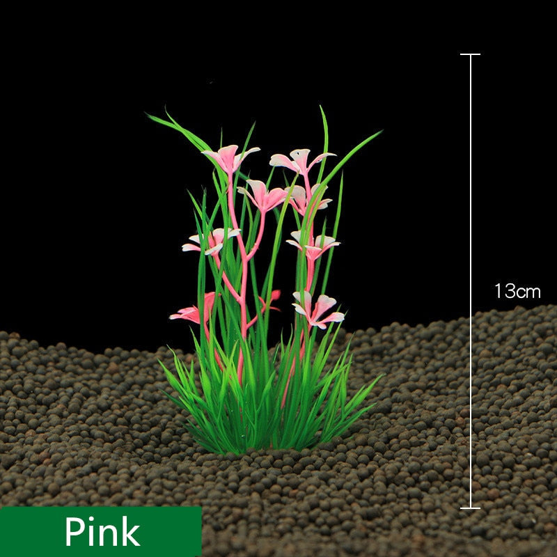 Simulated Water Plant Aquarium Landscaping